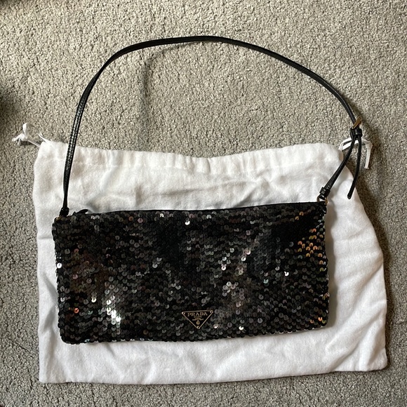 Prada, Vintage shoulder bag/clutch. - Picture 3 of 9